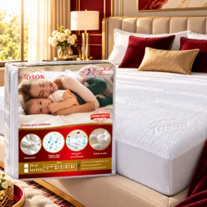 Toson Premium Imported Terry Towel Anti-Mites & Antibacterial Mattress Protector
