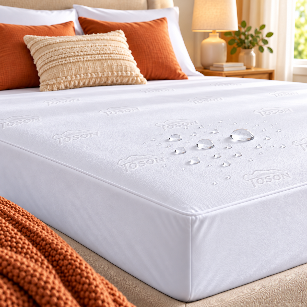 Toson Polycotton Waterproof Mattress Protector - Image 2