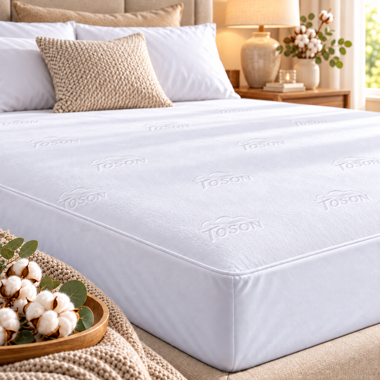 Toson Polycotton Waterproof Mattress Protector - Image 4