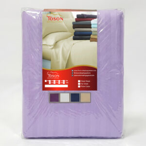 Toson Striped Percale Bed Sheet – Light Lavender – Code SPLC-09